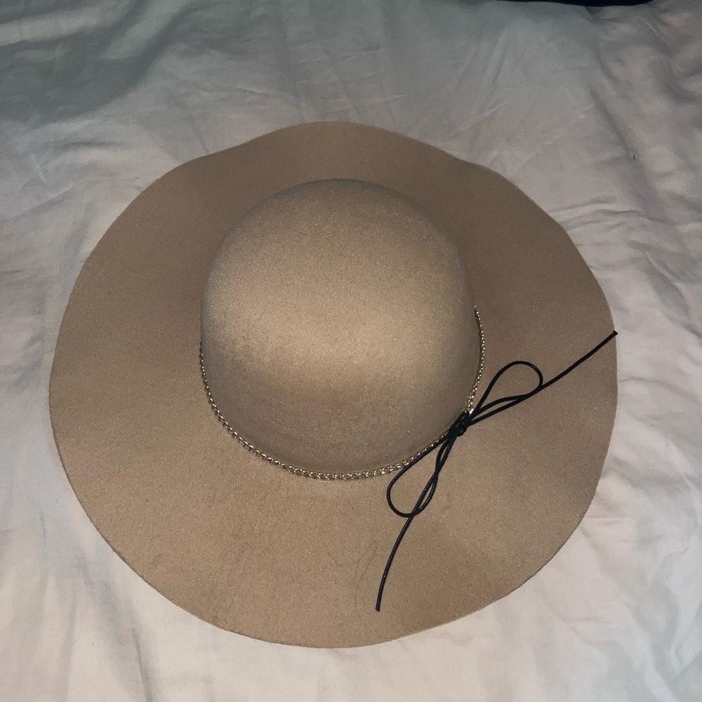 beige womens fancy hat